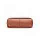 WOMEN PU LEATHER BIG SHOULDER BAG PURSE HANDBAG TOTE BAGS - BROWN