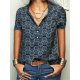 Printed Short Sleeve Top