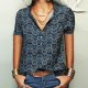 Printed Short Sleeve Top