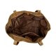 WOMEN'S CONCISE STYLE WATERPROOF CANVAS TOTE SHOULDER BAG - KHAKI