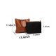 WOMEN PU LEATHER BIG SHOULDER BAG PURSE HANDBAG TOTE BAGS - BROWN