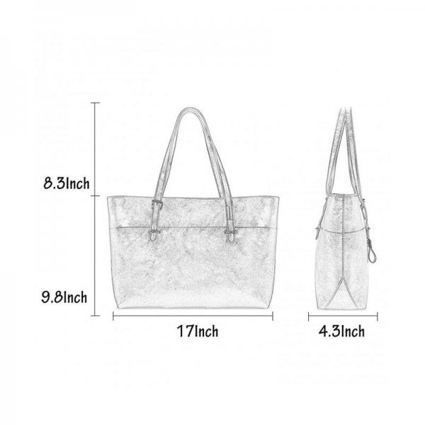 TOTE BAG FOR WOMEN VEGAN LEATHER HANDBAGS WITH LARGE Capacity Concise SHOULDER BAG